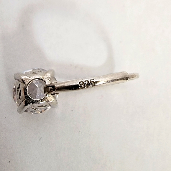 Earrings 925 Genuine Sterling Silver CZ - Picture 4 of 9